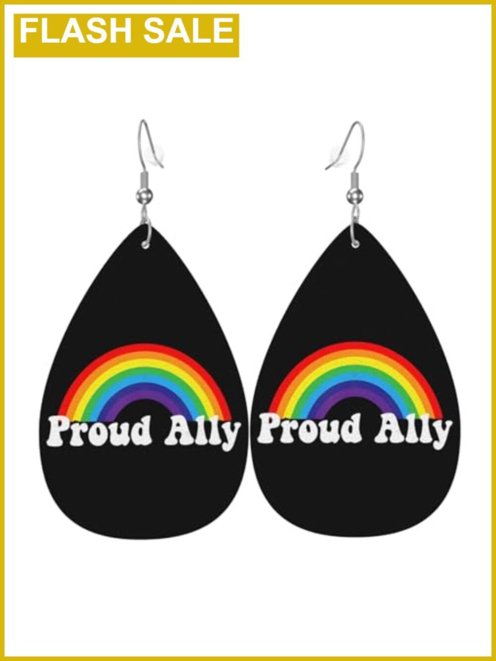 Faux Leather Teardrop Drop & Dangle Earrings Lightweight Statement